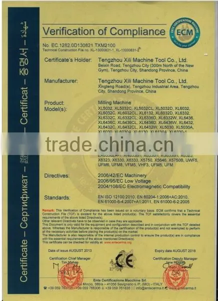 xl6332 milling machinery equipment