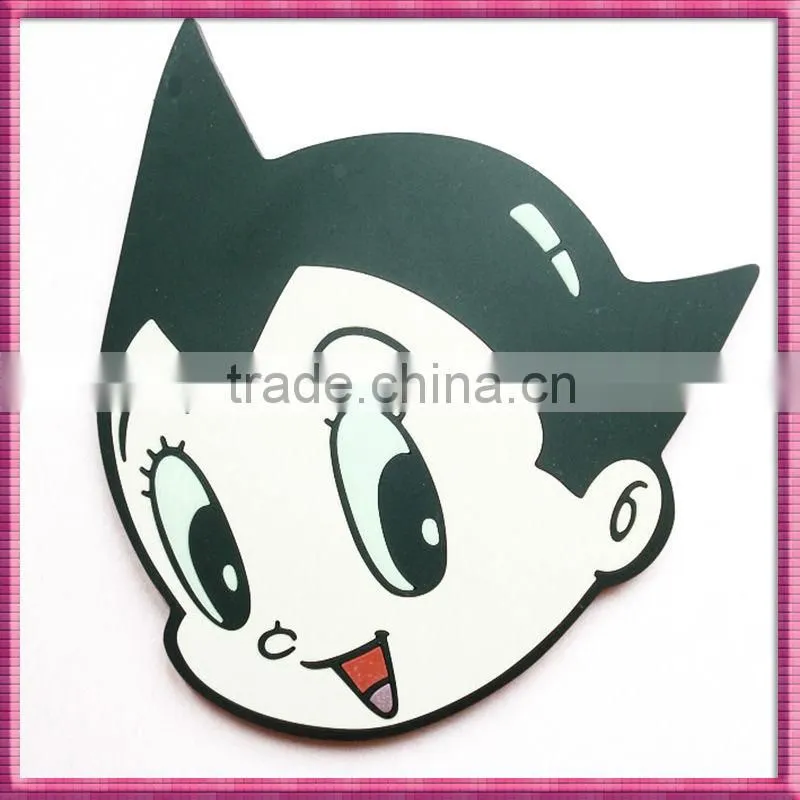 Factory creat 3d custom rubber coasters