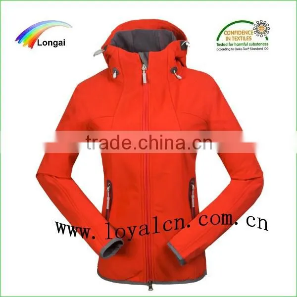 fashion ODM waterproof fit ladies rain jacket