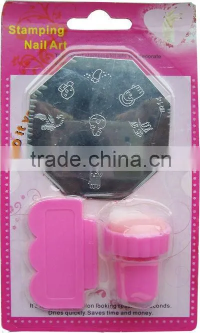 Konad stamping nail art