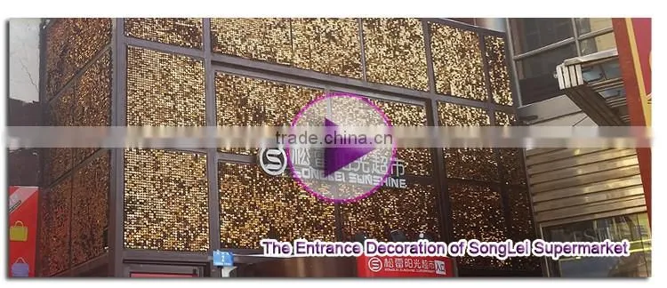 popular shining wedding stage decoration