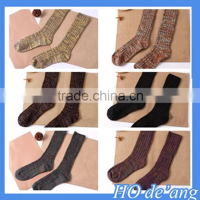 Hogift Autumn women socks warm thick needle cotton socks retro boots socks piles of socks MHo-213