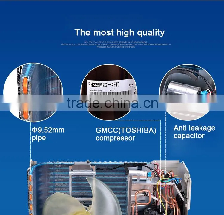 220V~240V 50Hz Air Conditioner 24000Btu Cooling And Heating