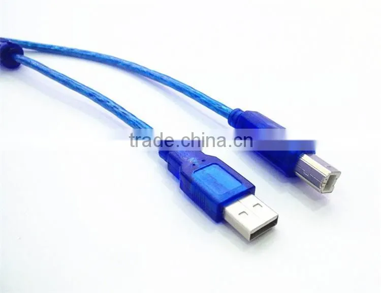 USB 2.0 Male to USB 2.0 Type-B Female Printer / Scanner Adapter Cable