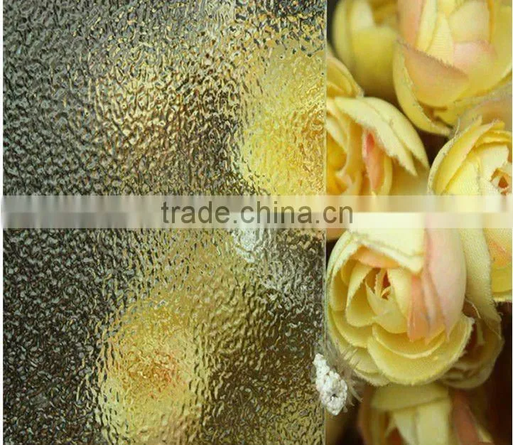 4mm bronze Karatachi embossed glass/pattern glass