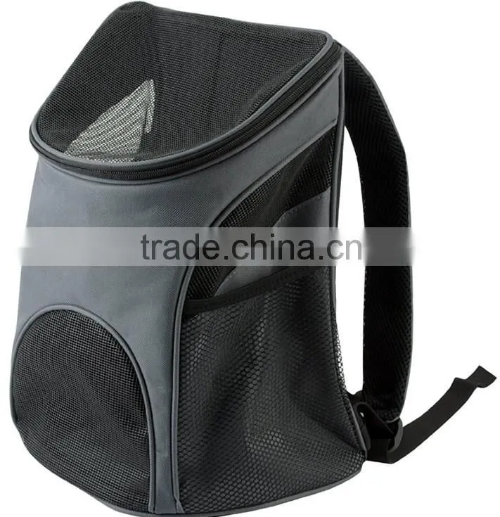 Soft-sided outdoor travel backpack for pet
