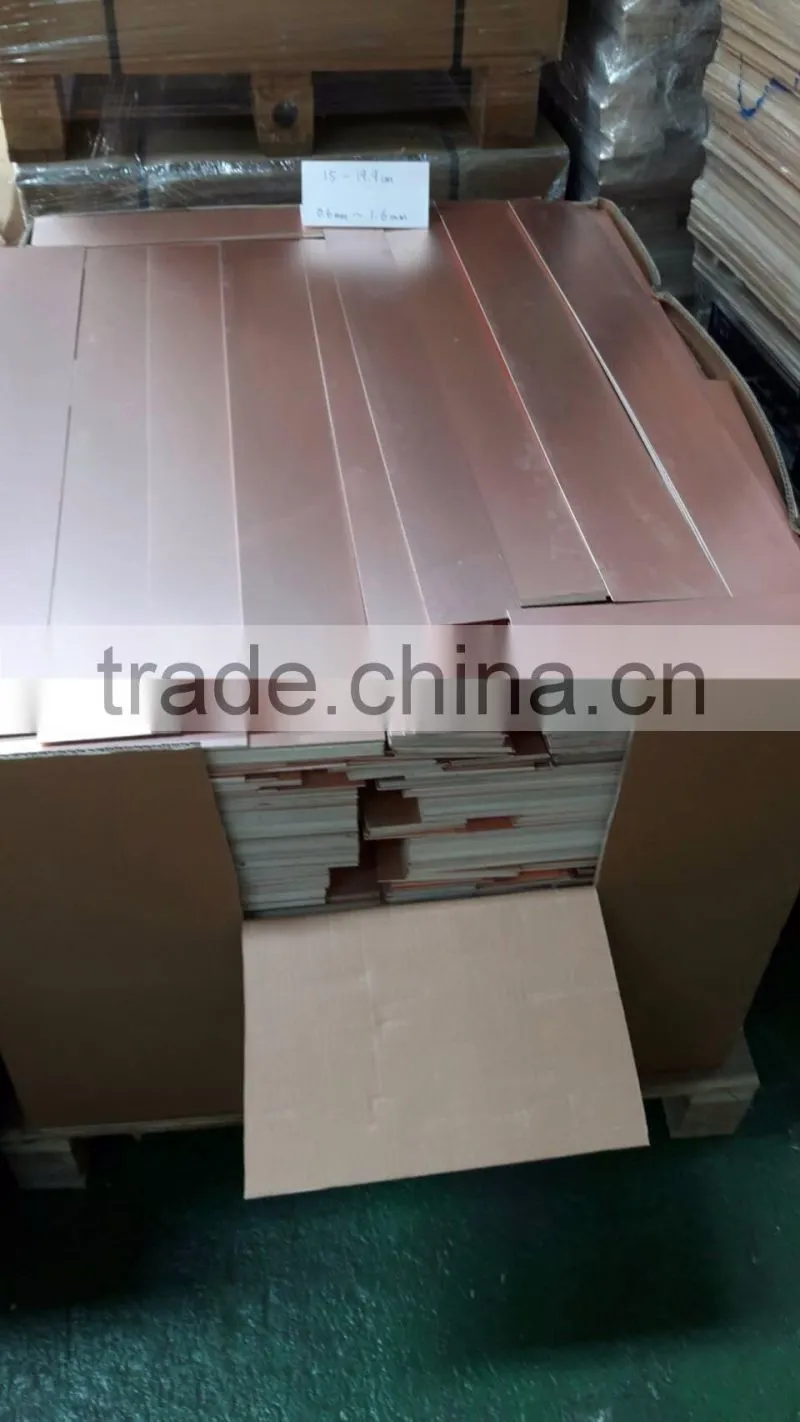 FR-4 G10 Taiwan single/double sided copper clad laminate CCL offcuts with competitive price