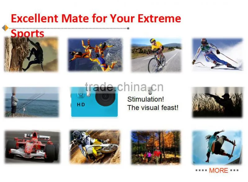 2016 new mode waterproof full HD wrist remote control wifi sport camera 1080P