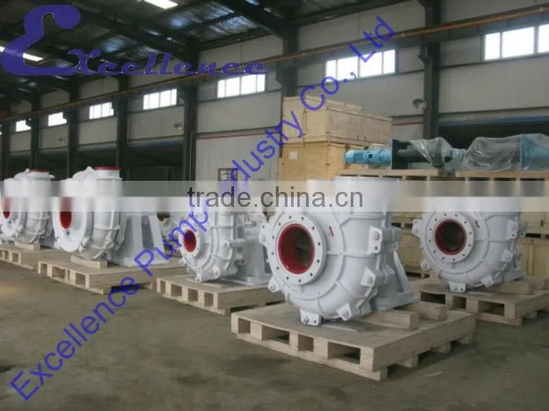 Rubber lined slurry pump for Iron ore fines