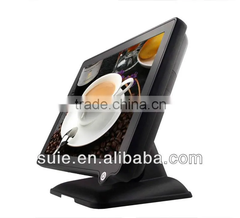 2013 New style Fanless True flat touch screen all in one computer for POS system