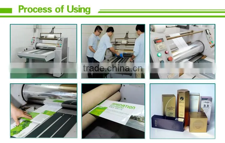 Feather Touch BOPP Thermal Lamination Film with Eva Glue Layer