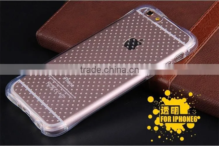 New shockproof Ultra Thin Light Clear Soft Gel TPU Silicone Case Cover For iPhone 6 6S pLUS