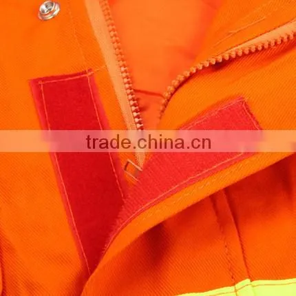 97type Green Orange Comfortable cotton kids fire suits