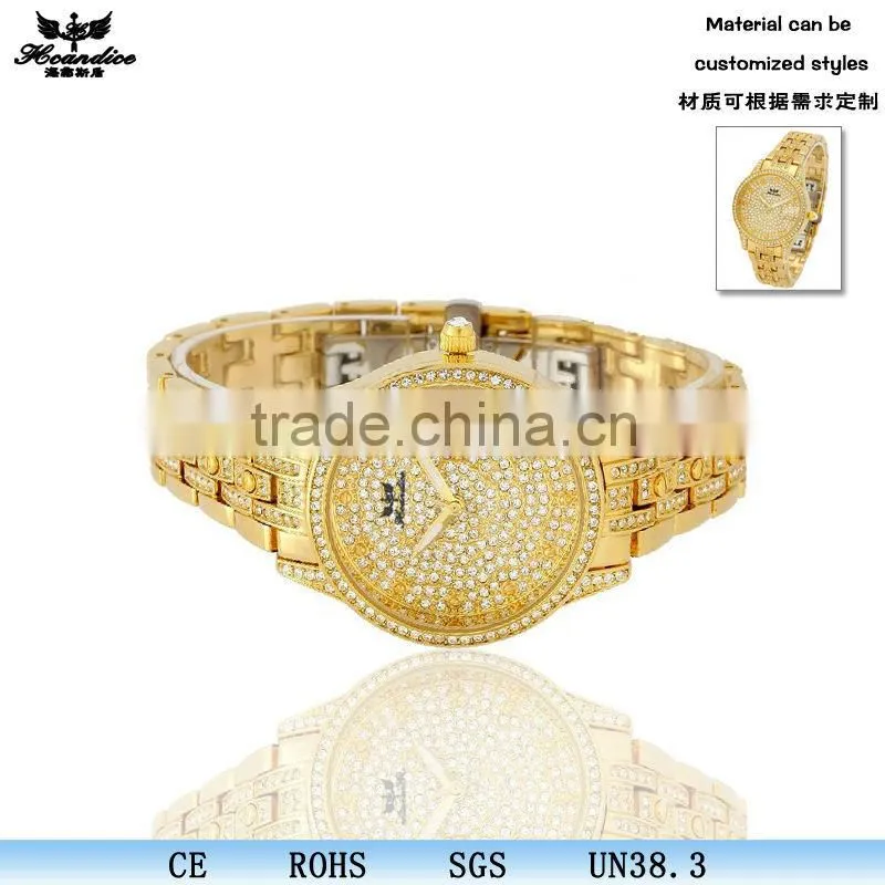 2014 Luxury japan movt diamond quartz cheap watches price
