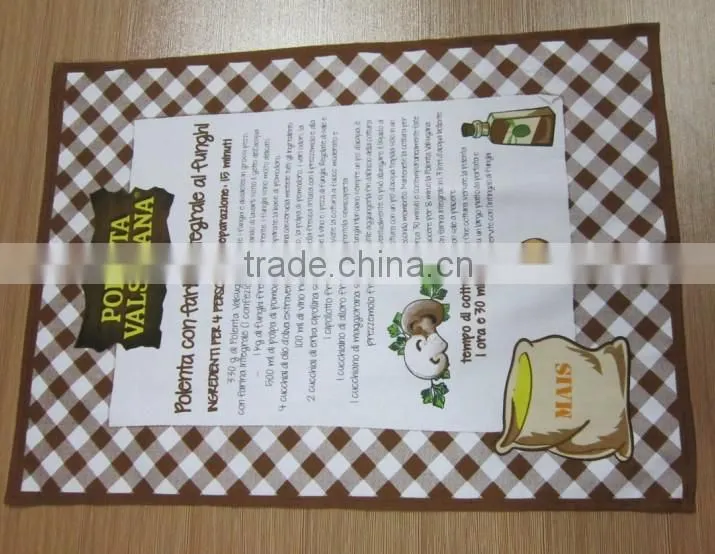 cotton printed popular table mat