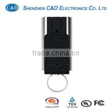 metal frame black garage door remote control