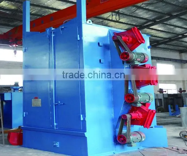 Single Or Double hook type shot and air blast machine