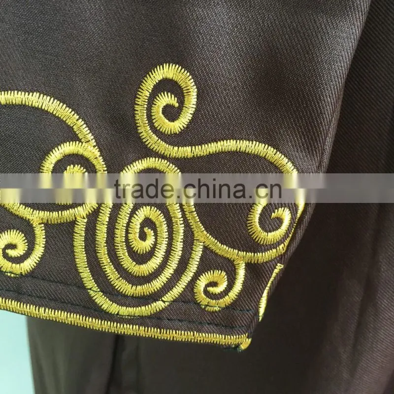 African Fashion Design Handmade Cotton Embroidery Traditional Maxi Dresses