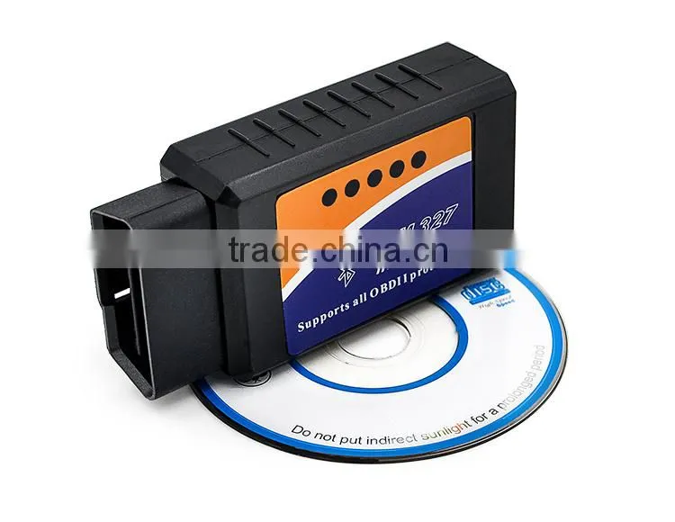 2015 Fast Shipping Works On Android Torque Elm327 Bluetooth ELM 327 V2.1 Interface OBD2 / OBD II Auto Car Diagnostic Scanner