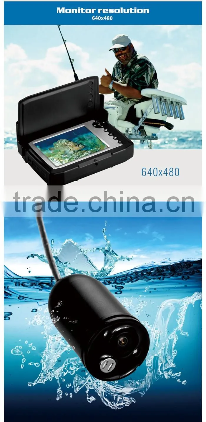 150m/100m/50m underwater fishing finder camera 5'' 1080P HD Video fishing finder camera work in dark field