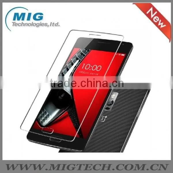 glass film Premium 9H 2.5D Slim Tempered Glass Screen Protector 0.26mm round edge for one plus two cell phone