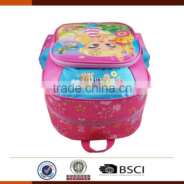 Beautiful Primary School Kids Backpack Bags for Girls