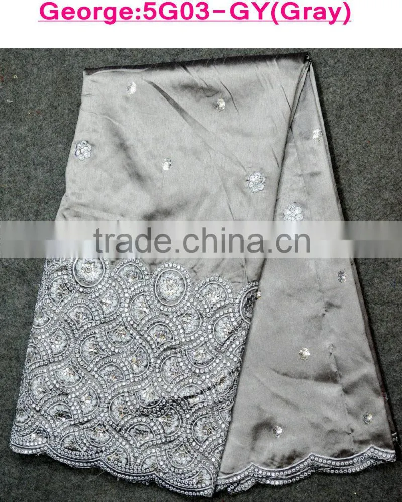 2015 latest fashion lace wedding raw silk george lace dresses