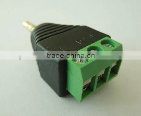 3.5mm Stereo Audio Plug to DC adapter for CCTV Camera