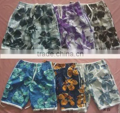 Fashion beach printed cotton shorts pantsNX-2911