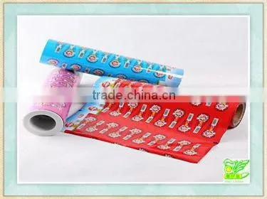 Laminated candy packaging roll bag