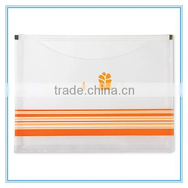A4 Size Plastic file bag document bag for promotion