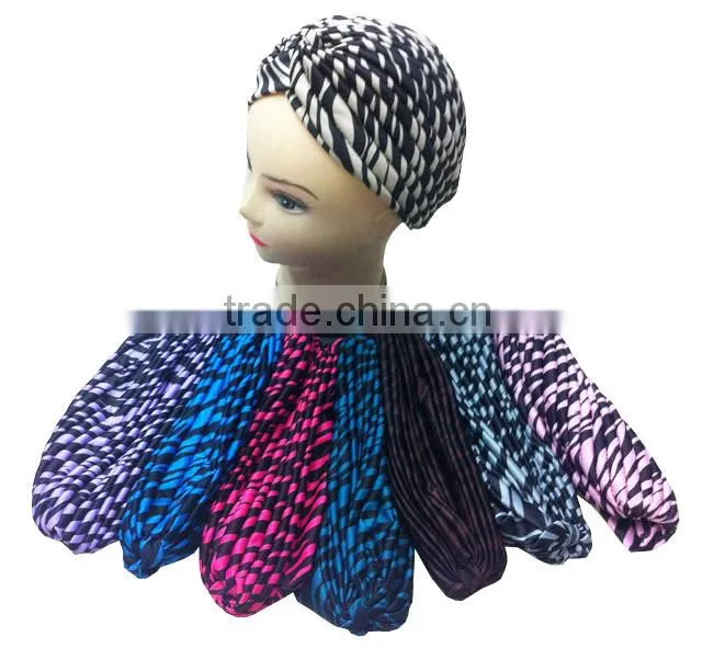 Turban Head Wrap Band headband Hat Cap Chemo Bandana leopard