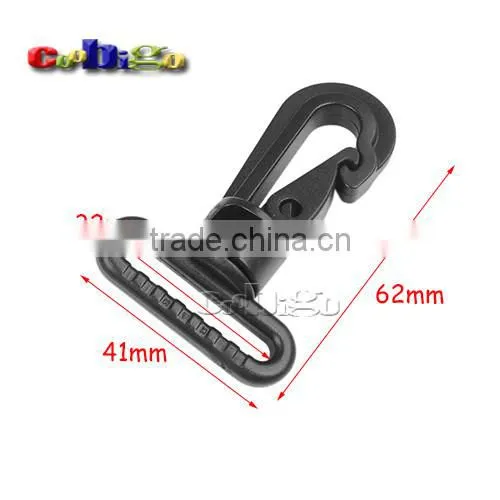 Plastic Swivel Snap Hooks for Bag Belt Straps Briefcase Strap Clasp #FLC428