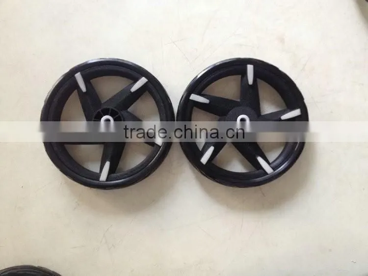 Contemporary promotional Solid 10"x350-4 pu foam wheel