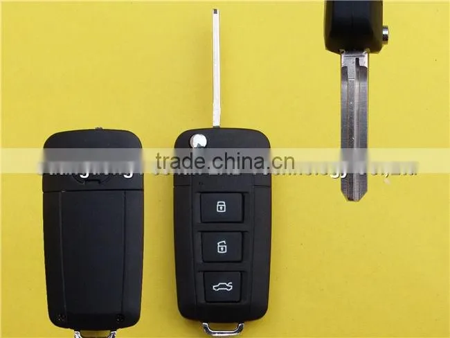 Toyota 09 Camry 3 buttons modified flip key remote blank key