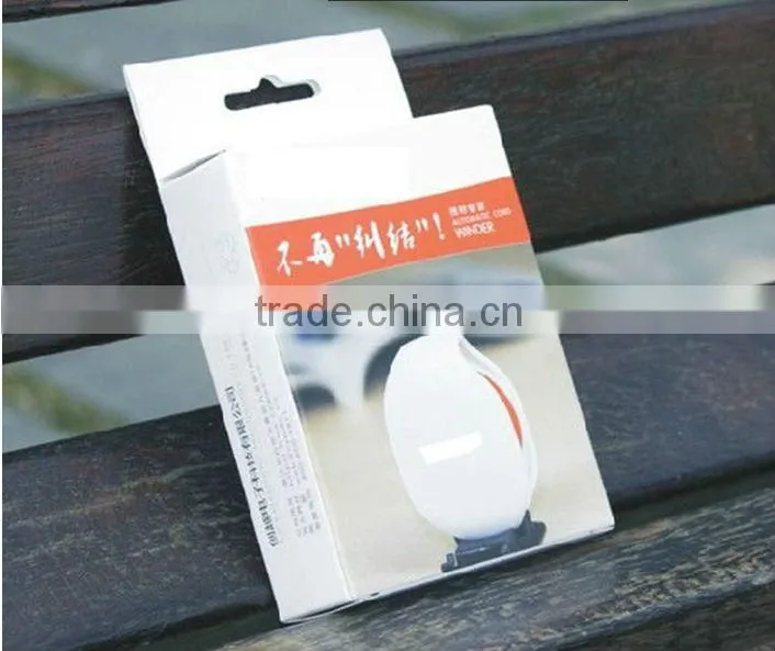Logo Custom Retractable Earphones/retractable earphone winder