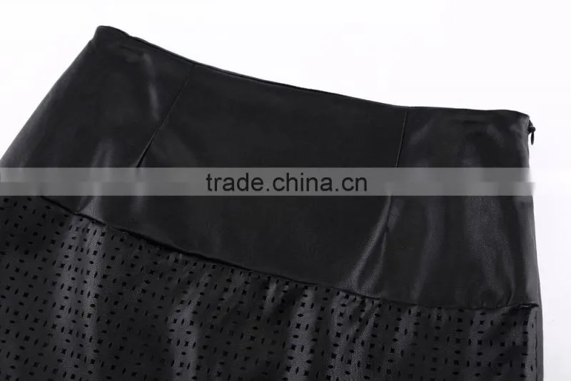 Popular PU Latest Skirt Design Pictures for Ladies