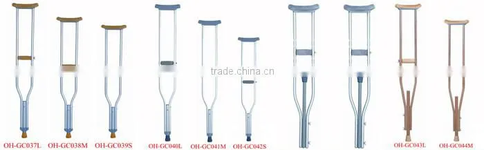underarm crutches wooden cane walking stick