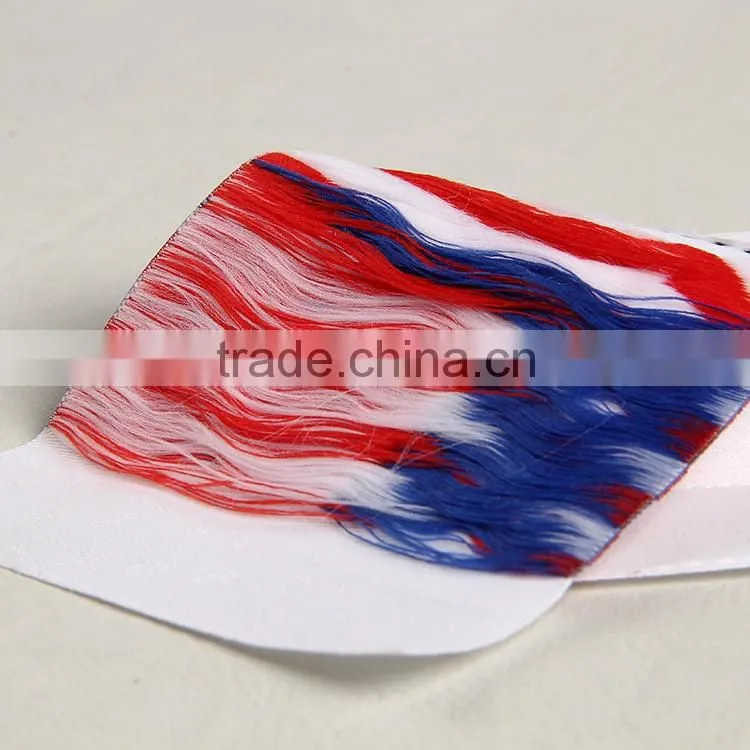 Flag main label with center folded for army shirt