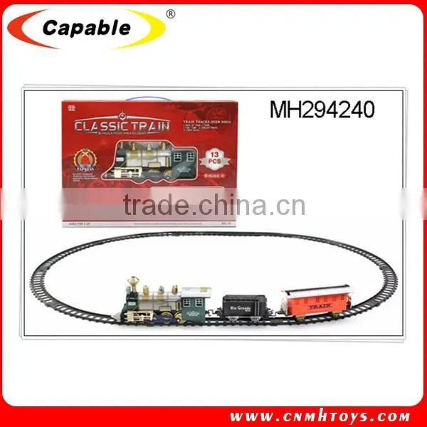 Musical train set BO track train toy for kids