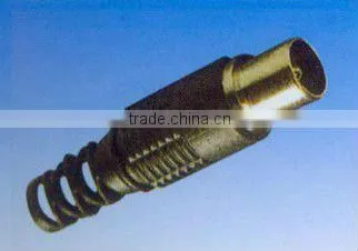 9.5mm TV plug PE material zinc pin rohs comliant