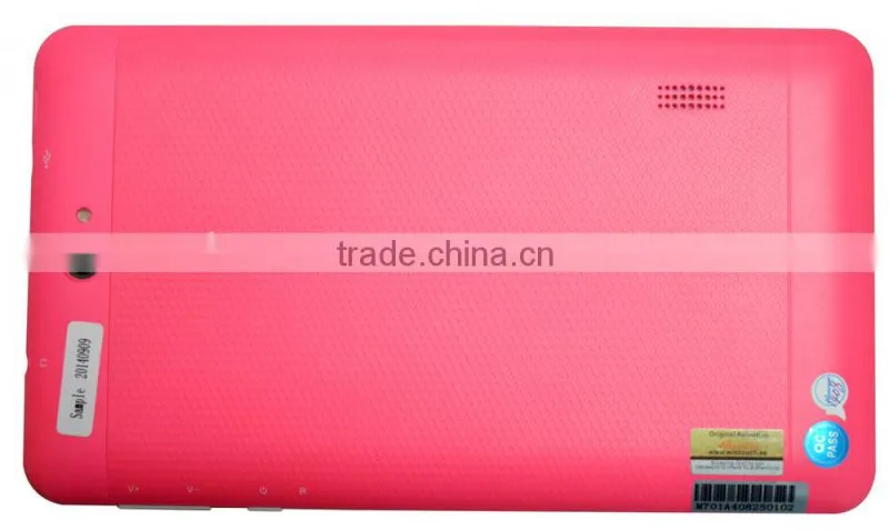 the cheapest 7"3G wifi dual core tablet pc with SIM card slot black/white/pink/gold optional