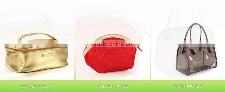Clear PVC Plastic Packaging Bag With Piping