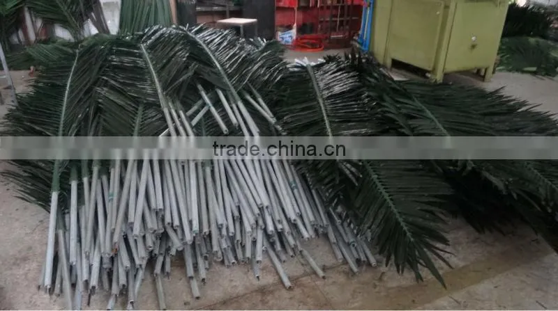 High simulation Artificial palm tree leaves/Fake leaves/Silk leaves/plastic leaves used for Signal Tower