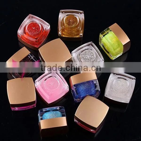 12 colours professional glitter nail UV gel