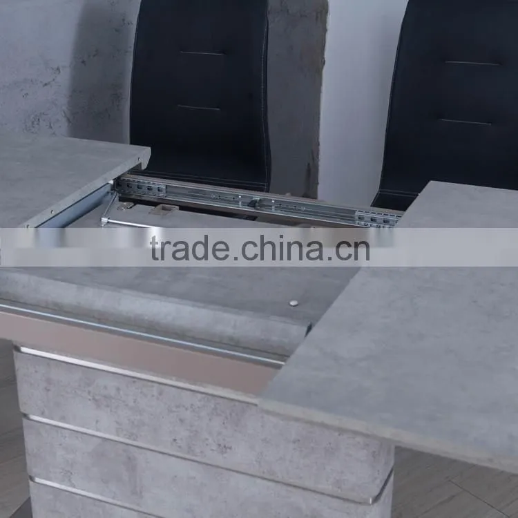 (160-220)*90*76 Modern Extension Dinning Table And Chairs