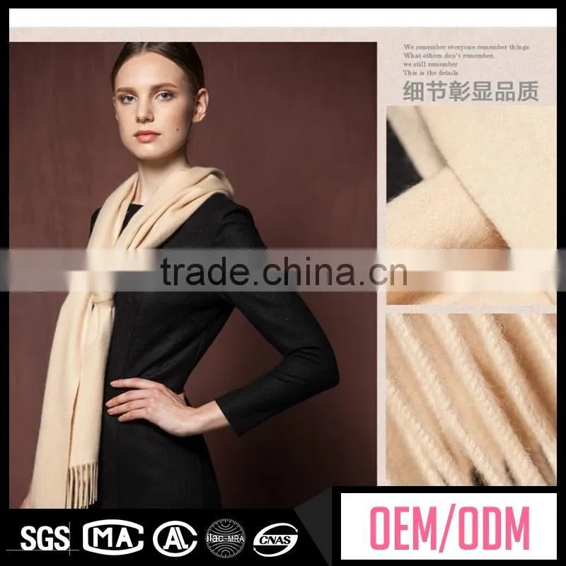 New fashion scarf, plain colour scarf, plain twill 100% wool scarf