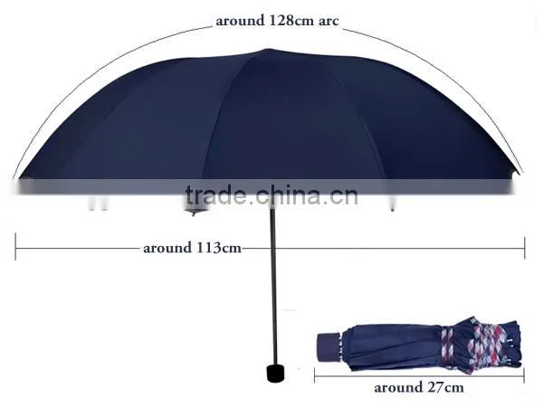 25" Super Large Foldable Umbrella for Men, Large Rain Umbrella