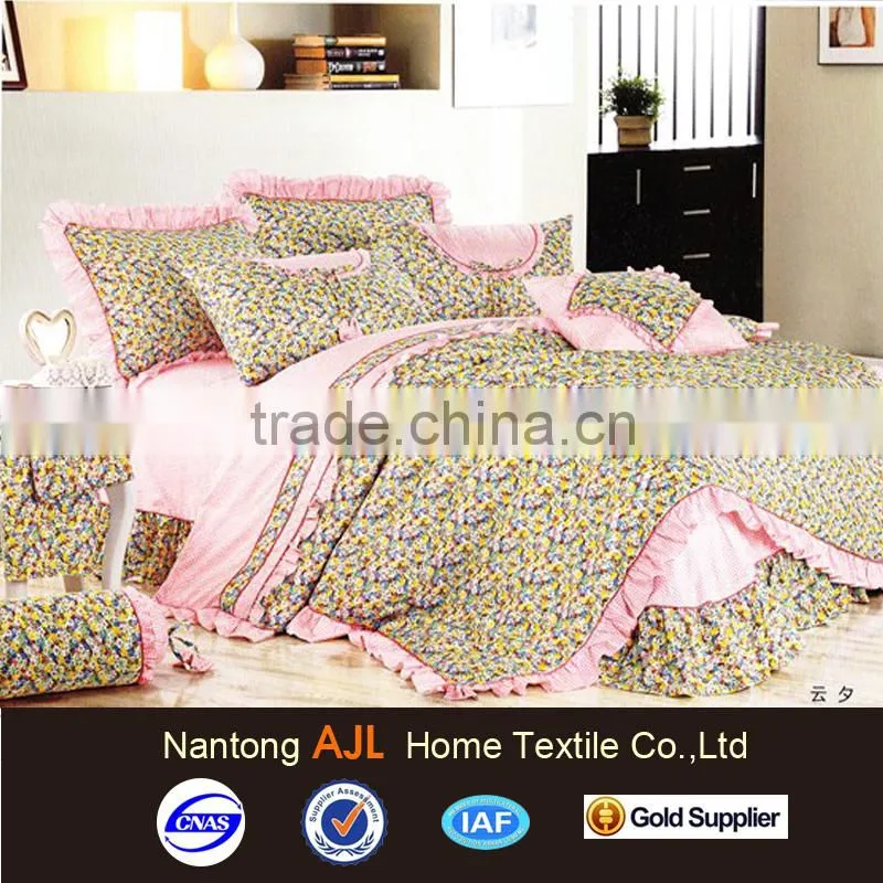 2015 100% cotton Korea new product printed hometextile fabrics