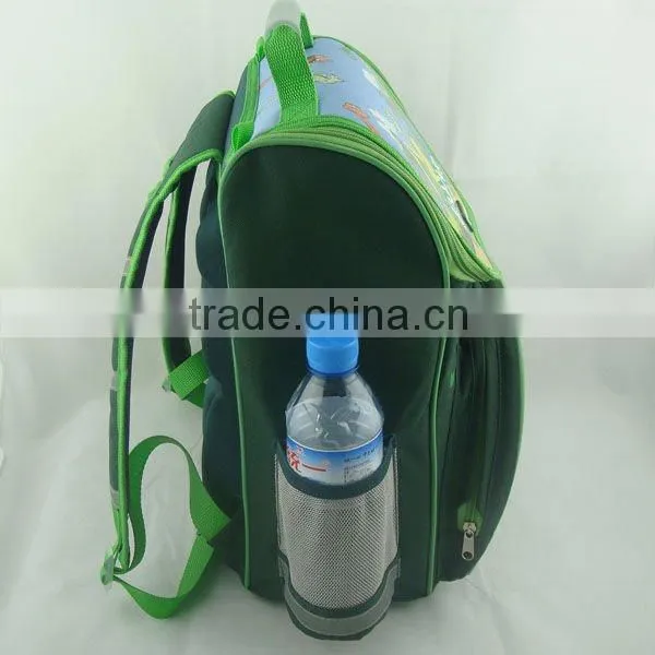 2011 the popular cartoon green kids backpack for sport